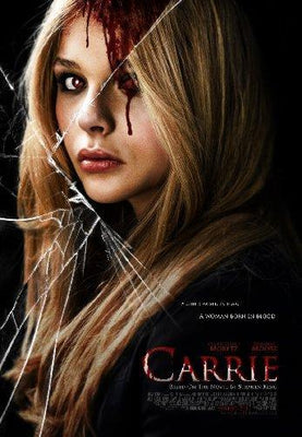 Carrie Mini movie poster Metal Print 8in x 12in