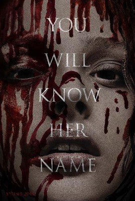 Carrie Mini movie poster Metal Print 8in x 12in