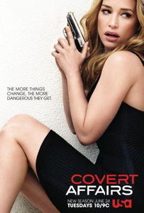 Covert Affairs poster tin sign Wall Art