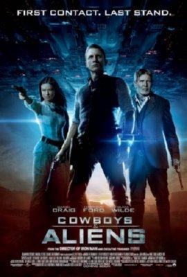 Cowboys And Aliens Mini movie poster Sign 8in x 12in