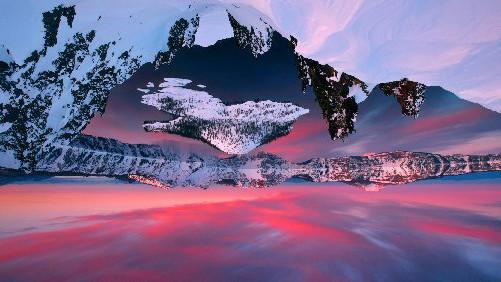 Crater Lake Art Metal Poster Choose Style The Poster Depot