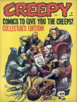 Creepy Cover poster tin Metal Print Wall Art
