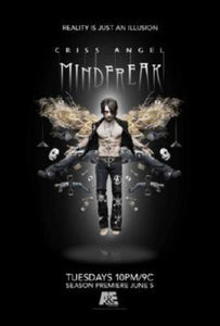 Criss Angel Mindfreak poster tin sign Wall Art