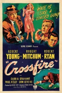 Crossfire movie poster Sign 8in x 12in