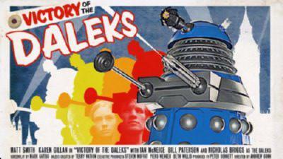 Daleks Victory poster tin Metal Print Wall Art
