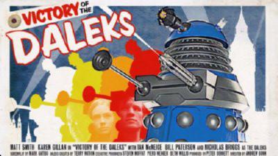 Daleks Victory poster tin sign Wall Art