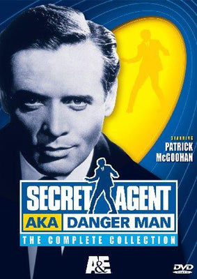 Secret Agent Aka Dangerman Mini Metal Movie Poster 8in x 12in