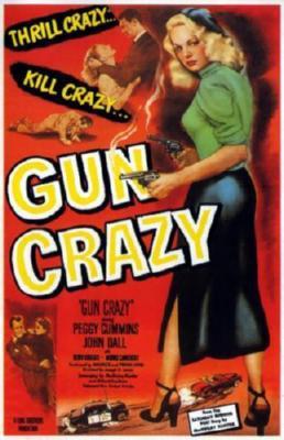 Gun Crazy Metal Movie Poster 8in x 12in