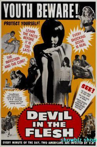 Devil In The Flesh movie poster Sign 8in x 12in