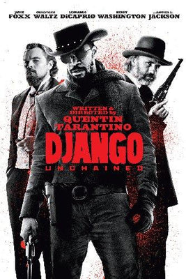 Django Unchained Mini Metal Movie Poster 8in x 12in The Poster Depot