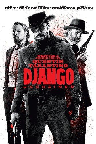Django Unchained Mini movie poster Metal Print 8in x 12in