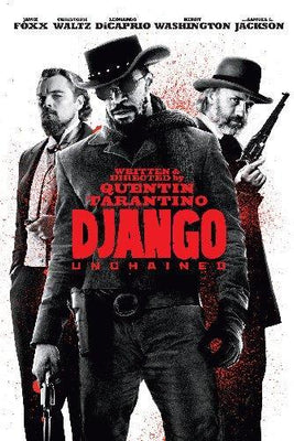 Django Unchained Mini movie poster Metal Print 8in x 12in