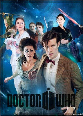 Dr. Who poster tin Metal Print Wall Art