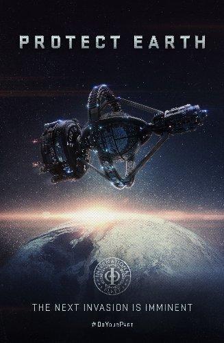 Enders Game Mini movie poster Metal Print 8in x 12in