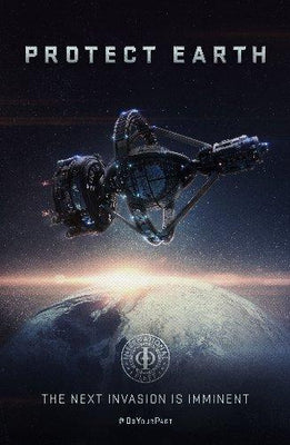 Enders Game Mini Metal Movie Poster 8in x 12in