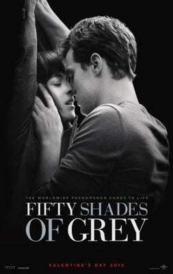 Fifty Shades Of Grey movie poster Metal Print 8in x 12in