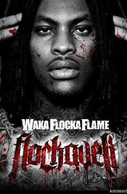 Waka Flocka Flame poster tin sign Wall Art