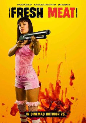 Fresh Meat Mini Metal Movie Poster 8in x 12in