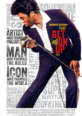 Get On Up Metal Movie Poster 8in x 12in