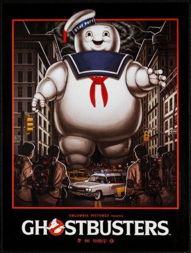 Ghostbusters movie poster Metal Print 8in x 12in