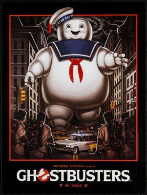 Ghostbusters movie poster Metal Print 8in x 12in