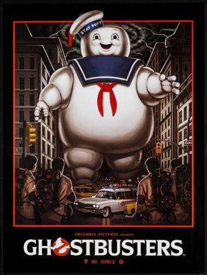 Ghostbusters Metal Movie Poster 8in x 12in