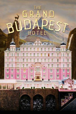 Grand Budapest Hotel movie poster Metal Print 8in x 12in