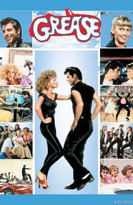 Grease Mini movie poster Sign 8in x 12in