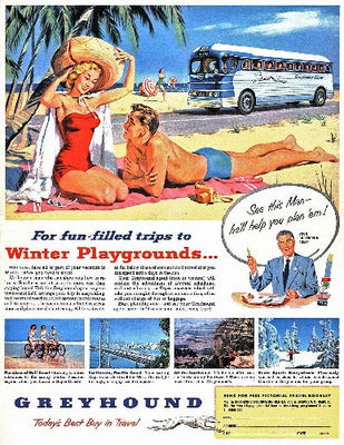 Greyhound Ad Art Poster 11x17 Large The Poster Depot