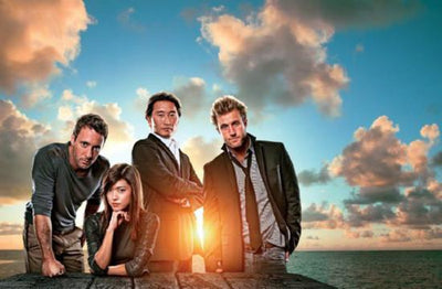 Hawaii 5-0 Cast Metal Poster Print 8in x 12in 12"x16" The Poster Depot