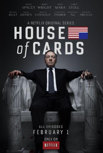 House Of Cards Metal Movie Poster 8in x 12in