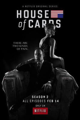 House Of Cards poster tin Metal Print Wall Art
