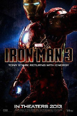 Ironman 3 Movie Poster Metal Poster Choose Style The Poster Depot