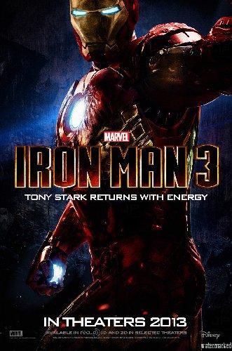 Ironman 3 Mini movie poster Sign 8in x 12in