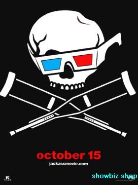 Jackass 3D Metal Movie Poster 8in x 12in