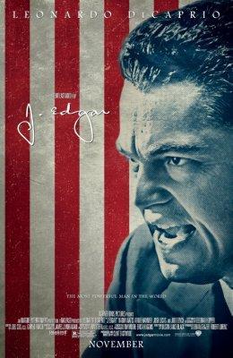 J. Edgar movie poster Metal Print 8in x 12in