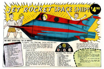 Jet Rocket Spaceship Magazine Ad poster #01 11x17 Large The Poster Depot