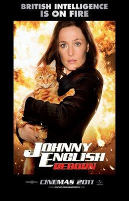 Johnny English Reborn Metal Movie Poster 8in x 12in