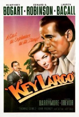 Key Largo movie poster Sign 8in x 12in