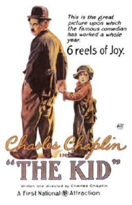 Kid The Charlie Chaplin Metal Movie Poster 8in x 12in