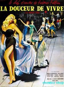 La Dolce Vita movie poster Sign 8in x 12in