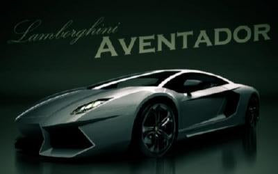 Lamborghini Aventador Photo Sign 8in x 12in