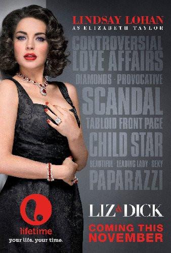 Liz And Dick poster tin sign Wall Art