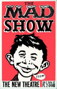 Mad Show poster tin sign Wall Art