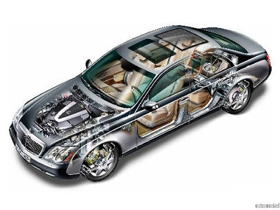 Maybach Cutaway poster 11X17 The Poster Depot