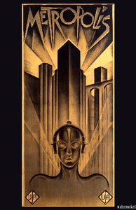 Metropolis Mini Movie Poster 11X17 in Mail/storage/gift tube