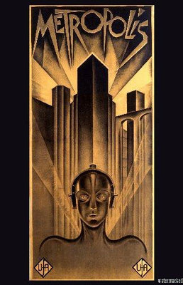 Metropolis Mini movie poster Metal Print 8in x 12in