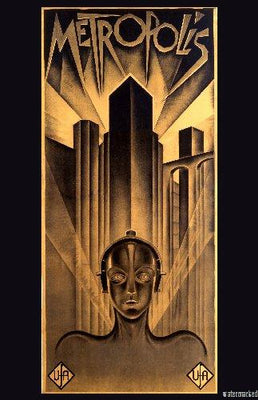 Metropolis Mini Metal Movie Poster 8in x 12in The Poster Depot