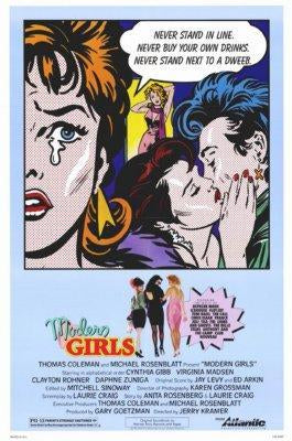Modern Girls movie poster Metal Print 8in x 12in