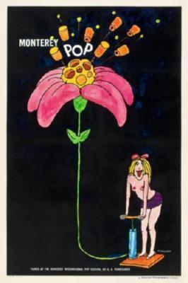 Monterey Pop poster tin Metal Print Wall Art